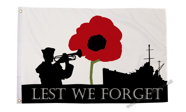 Lest We Forget (Navy) Flag